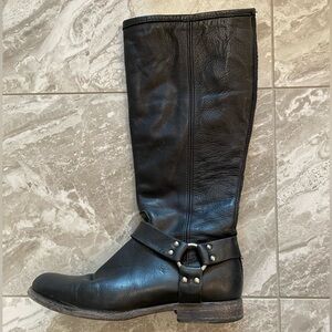 Frye Philip Harness Tall Boots - Size 10